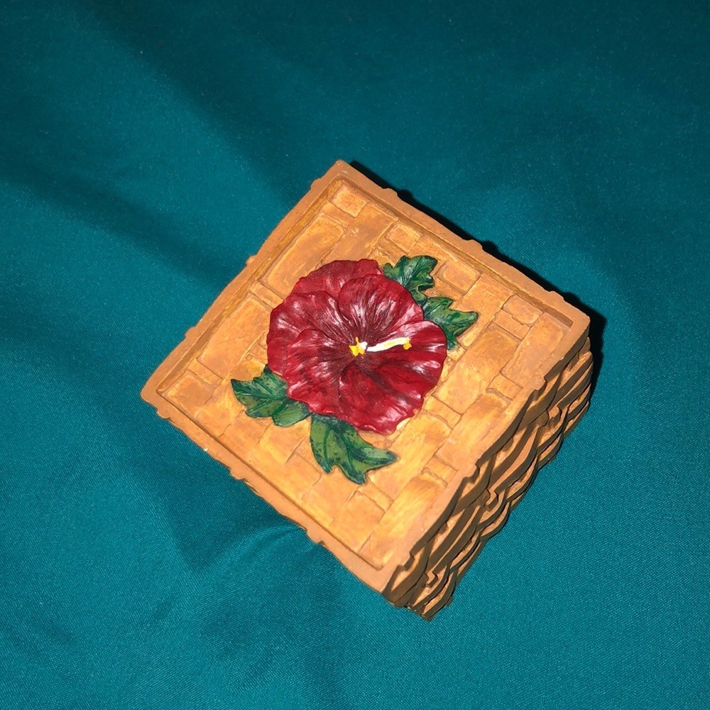 Yankee Candle hibiscus 🌺 trinket box